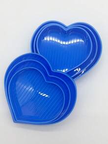 3pcs/Set Diamond Painting Tray, Storage Box Tool Kit, Heart-Shaped Diamond Tray & Diamond Box
