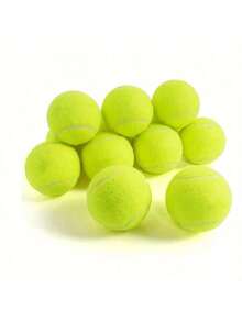 1pc High Elasticity Durable Tennis Ball For Beginners, 6.5cm Diameter, Suitable For Training, Fitness And Matches - Yellow - View 5