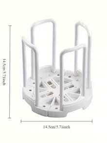 1/2/3 Pcs Dinnerware Bowl Plate Storage Holder, Kitchen Plastic Drain Rack, Dish Storage Display Stand, Adjustable Plate Holders For Dinner Plates Retractable Plates Organizer Dish Holder Plate Dish Rack Organizer With Handle For Kitchen Bowl Organizer, White/Gray 2 Colors Available