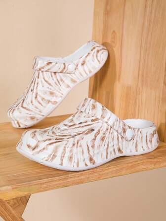 Nouvelles chaussures de jardin pour femmes, chaussures plates ajustables et amples, pantoufles moelleuses pour la chambre/les voyages/la plage, pantoufles à bout fermé