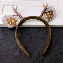 1pc Women's Christmas Antler Headband, Cute Deer Horn Hair Accessory, Sweet Christmas Mori Style, Hair Band, Hair Hoop ,Hairband For Women