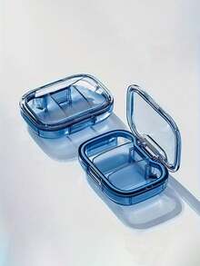 2/1 Portable Mini Pill Box - Daily Pill Splitter Box, Medication Divider Anytime, Anywhere, Sunday Travel Pill Box, Dust-Proof ABS Material, Compact Design Suitable For Work, Going Out And Daily Use, Easy To Carry, Large Capacity, Waterproof, Not Easy To Damage - Multicolor - View 8