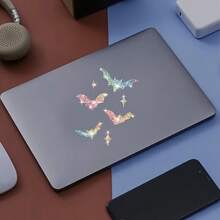 ملصقات سيارة بتصميم الخفافيش والنجوم اللامعة - ملصقات كرتونية لاصقة ذاتيًا مقاومة للتلف مناسبة للسيارات والدراجات النارية والأجهزة المحمولة، هدايا للأعياد