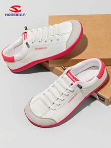 HOBIBEAR 宽鞋头极简赤足跑鞋，透气舒适，PU皮革鞋面（尺码偏小，建议选购大半码） - 白白白 - 查看 5