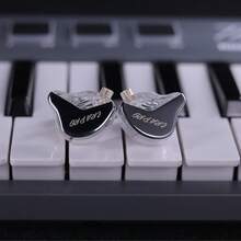 C C A CCA CRA PRO 升级版有线入耳式耳机，超薄振膜动圈驱动单元 IEM，清晰通话 HiFi，有线耳塞，带可拆卸免费线缆（黑色） - 黑色 - 查看 8