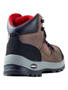 Botas De  Industrial Caballero  Café Antideslizantes Resistente Al Agua Confort Duradero Hombre Zapatos De Trabajo  Industrial Botas  Café - Marrón - Ver 3