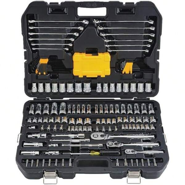 46pcs Premium Professional Tool Kit, Ratchet Wrench Set, Torque Wrench, Automotive Parts Repair Mechanical Tool Kit And Household Mechanical Kit, Suitable For Car And Bicycle Repair
