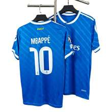 2526 Real Madrid's #10 Second # Away Jersey,Champions League Football Jersey, Player Fanversion - 藍色 - 查看 1