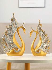 High-End Luxury Modern Nordic Style Animal Decor Figurines, Ideal For Decorating Living Room, TV Cabinet, Entryway Cabinet, Bedroom Nightstand, As Well As Christmas Gift, Anniversary Gift, Or Daily Gift