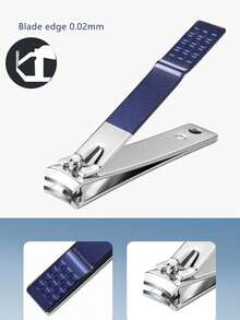 7-18pcs Manicure Set Pedicure Kit Nail Clippers Set Fingernail Clipper Set Professional Nail Grooming And Ear Pick For Travel - Blue - View 3