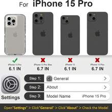 TELOPEN Được thiết kế từ tính cho ốp lưng dòng iPhone, ốp lưng điện thoại chống sốc siêu bền, chống rơi, ốp lưng bảo vệ trong suốt ba lớp tương thích với dòng iPhone Quà tặng cho gia đình, bạn bè, trẻ em, sinh nhật, mùa xuân, ngày lễ, bạn trai, bạn gái, ngày lễ tình nhân - Xám - Xem 39