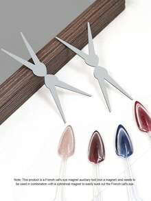 New French Cat Eye Magnet, Strong Magnet Big Y-Shaped Iron Piece, For Cat Eye Nail Polish Gel - Multicolor - View 9