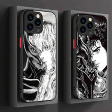Funda de teléfono de anime  Comics compatible con  16E 16 15 11 14 13 12 Pro Max X XR XS 7 8 Plus SE4 SE 2020, funda mate a prueba de golpes, compatible con funda de  17, funda de  17 Pro, funda de  17 Pro Max - 1 - Ver 5