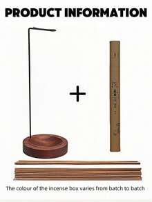 2-In-1 Incense Burner, Anti-Ash, With Glass Ash Tray And Incense Stick Holder, Suitable For Meditation, Yoga, Spa, Home Decor, Random Style - Multicolor - View 8