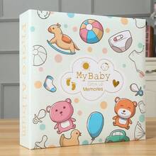 1pc Baby Growth Photo Album, 6 Inch Fits 200 Photos, Handwritten Record, Insert Pocket Style Baby Growth Photo Collection Album - Multicolor - View 10