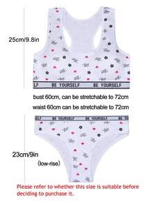 SIETEROSA 8 Sets Basic Underwear For Tween Girl 10-13 Wire-Less Breathable Cotton Soft Training Bras Matching Panties With Removable Padding - Nhiều màu - Xem 11