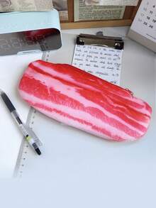 1Pc FruitsVegetables Bitter Gourd Cabbage Carrot Shaped Patterns Ingredients Student Stationery Pencil Case Personalized Simple Creative Simulation Bag - Multicolor - View 5