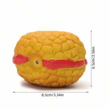 1 Peça de Brinquedo de Cachorro em Látex com Formato de Macaron, Pão, Hambúrguer e Outras Bolas com Som de Mordida, Brinquedo de Cachorro em Formato de Hambúrguer, Brinquedo de Látex para Cachorro Resistente a Mordidas e Desgaste, Som Adequado para Cachorros e Outros Brinquedos Diários, Brinquedos e Suprimentos para Animais de Estimação