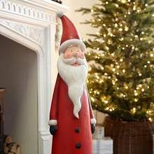 Celebrate The Magic Of The Holidays With This Charming Santa Claus And Snowman Statue Set. Designed With A Tall And Elegant Style, Each Piece Captures The Joy And Warmth Of Christmas Tradition - The Rosy-Cheeked And Long White-Bearded Santa, As Well As The Smiling Snowman Adorned With A Scarf And Top Hat. Crafted From High-Quality Resin, These Statues Are Smooth To The Touch, Beautifully Hand-Painted In Festive Red, White, And Black Tones.