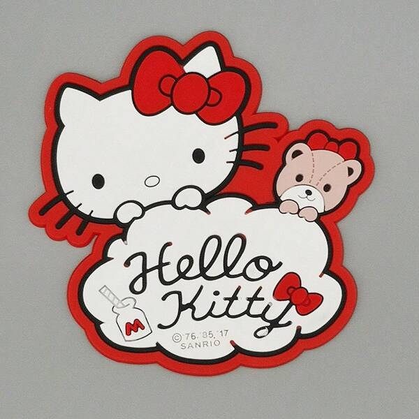 Sanrio 1 pieza / Sanrio / Estilo japonés / Niña joven / Dibujos animados / PVC Silicona / Caramelo / Posavasos de goma suave / Creativos / Posavasos creativos / Oficina / Sala de estar / Escritorio / Mesa / Decoración navideña / Pequeño regalo