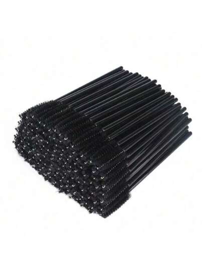 50/100 فرشاة رائعة للرموش السوداء، فرشاة الحواجب، فرشاة مكياج لتمشيط إطالة الرموش