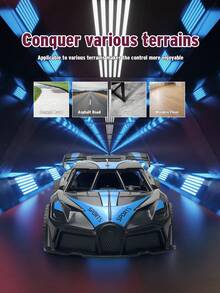 2.4GHz Remote Control Racing Car Model, Indoor/Outdoor Interactive Toy, Parent-Child Racing Game, 2 Color Options, Children's Birthday Gift