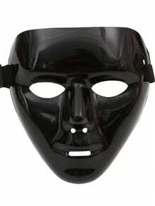 万圣节嘻哈V型死亡面具舞者白色嘻哈鬼步全脸派对化妆cos化妆舞会面具男女 - 彩色 - 查看 6