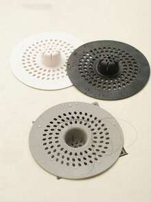 4/2/1pc Hair Drain Catcher, Square Drain Cover For Shower, Silicone Hair Stopper With Suction Cup, Sink Anti-Clog Filters, Tub Shower Floor Drain Plugs, Silicone Kitchen Deodorizer Plugs,Bathroom Tools Commercial Cleaning Services/Shops.Halloween.Christmas Kitchen Items Kitchen Accessories Kitchen Tools - Multicolor - View 2