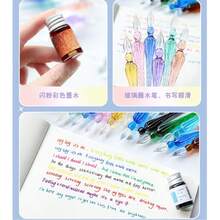 طقم قلم غمس زجاجي، يشمل قلم خط، زجاجة حبر، مناسب لحبر قلم الحبر، خط زجاجي حلزوني مصنوع يدويًا، قلم غمس زجاجي عتيق، لوازم رسم فني، قابل لإعادة التعبئة بالحبر، قلم حبر خط جميل