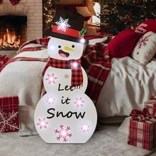 1 Stück beleuchteter Weihnachtsmann, vorbeleuchtete Weihnachtsdekoration, Weihnachtsdekoration mit weißem Licht, leuchtender Weihnachtsmann, Weihnachtsdekoration für Outdoor, riesiger Weihnachtsmann, geeignet für Weihnachtspartys, Terrasse, Innenraum-Weihnachtsdekoration