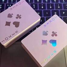 1 Set Of 54 Luminous Playing Cards Personalized High-Value Playing Cards Suitable For Family Friends Student Gatherings Dormitory Bars Travel Holidays Entertainment And Christmas New Year Gifts