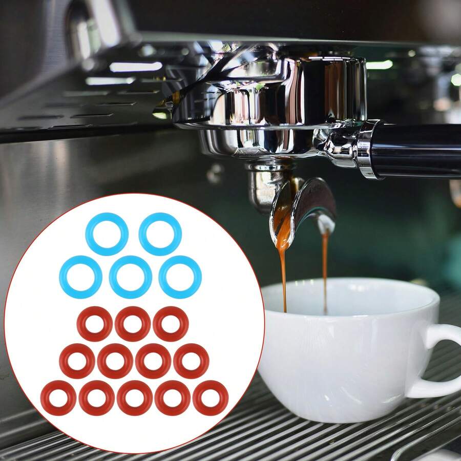 طقم إصلاح حلقات الإحكام لماكينة القهوة من بريفيل، 5 كبيرة و12 صغيرة، لموديلات BES920 و BES980 و BES990 و Oracle Dual Boiler، لإصلاح التسريب وغسالة الحشية، قطع غيار وإكسسوارات