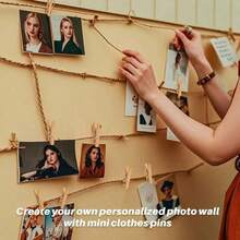 10/30/50pcs Mini Clothes Peg, Small Wooden Clothes Peg, Clothes Peg For Drying Clothes, Clothes Peg For DIY Photo Craft Projects