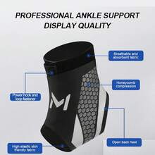 1pc Ankle Protectors Running Joint Strain Ankle Wear Tear Anti-Fracture Ankle Protector Basketball Soccer Ankle Protection Cover Men Women Guard Anti Sprain Elastic Band Ankle Socks Outdoor