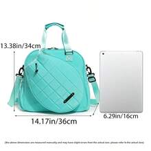 XINGNAN 2025新款紫色女士单肩网球包，成人多功能羽毛球斜挎包，黑色青少年专业训练包，白色户外运动可折叠大容量羽毛球拍包