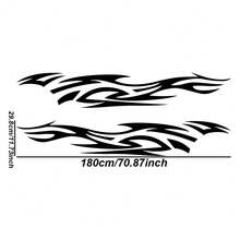 Personalized Flame Car Body Decal Sticker, Suitable For Car Body