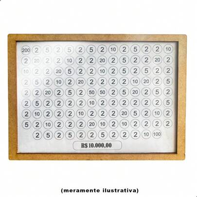Cofrinho para Guardar 10 Mil/5 Mil/1 Mil em MDF – Caixa Dinheiro com Contador – Método Japonês