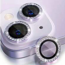 3pcs Bling Glitter Rhinestone Camera Lens Protector Compatible With Iphone 16 Pro Max Plus 16 15 14 13 12 Mini 11 Tempered Glass Protection Film Gift For Birthday, Family, Friends Sparkling Crystal, Lens Protector, Phone Accessories Waterproof Shockproof Anti-Fall Anti-Fall Scratch Resistant Anti-Fingerprint Full Cover - Mauve Purple - View 21