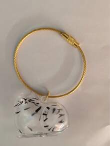 1pc Transparent Cat Hair Collector, Capsule Keychain, Pet Hair Storage Holder, Creative Hanging Pendant Accessory Car Accessories Cute Goth Y2k