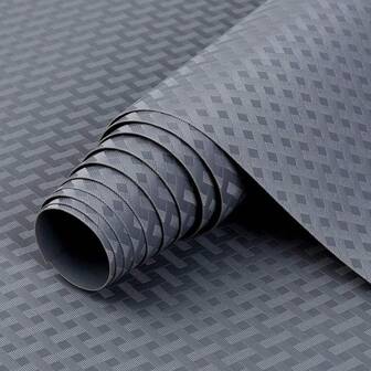 1 Roll Non-Slip Cabinet Liner, Washable Oil-Proof Shelf Liner, Suitable For Cabinet Shelves, Refrigerator, Storage Cabinets, Tables, No Adhesive Drawer Liner, Kitchen Cabinet Shelf Liner, EVA Material Non-Stick Drawer Anti-Slip Mat, Home Furniture Accessories