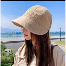 Sports Sun Hat With Adjustable Top, Baseball Cap, Cotton Ball Cap, Suitable For Men And Women.Neutral Tones For Easy Matching. - Khaki Sun Hat - View 2