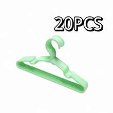 10/20/30/40/50/60pcs Sturdy Plastic Hangers - Non-Slip, (White, Black, Blue, Pink, Green, Gray) With Grooved Shoulders For Firm Grip - Ideal For Home Closets, Dorms And Wardrobe Organization