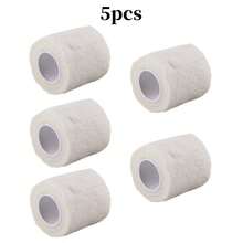 7 rollos de vendaje autoadhesivo, cinta deportiva transpirable, vendaje deportivo autoadhesivo (blanco) - Blanco - Ver 9