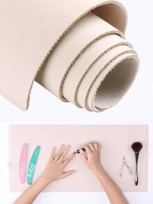 Washable Nail Art Table Mat, Foldable Nail Art Hand Pillow, Manicure Desk Mat, Soft PU Leather Manicure Arm Rest Cushion, For Nail Art Salon Home - Multicolor - View 12