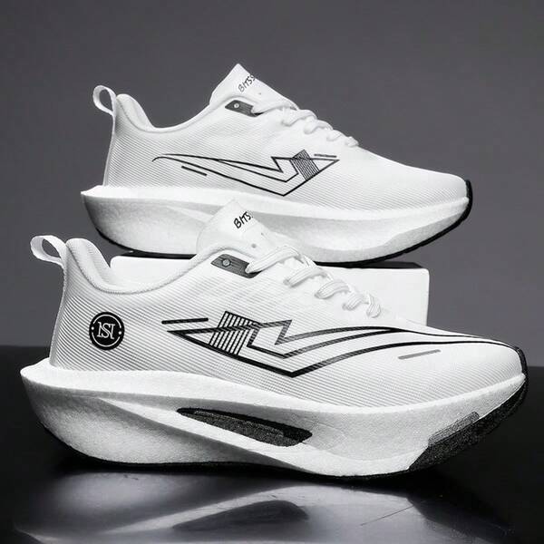 Upgraded Breathable Mesh Teenagers' Running Shoes, Non-Slip Wear-Resistant Lightweight Casual Sports Shoes