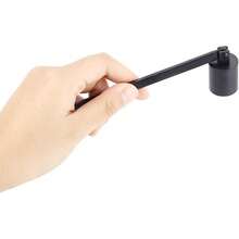 Fafeicy Apagador de Velas de Acero Inoxidable apaga Velas automático con Largo para Uso en hogares restaurantes y Ceremonias (Negro) - Oro rosa - Ver 12