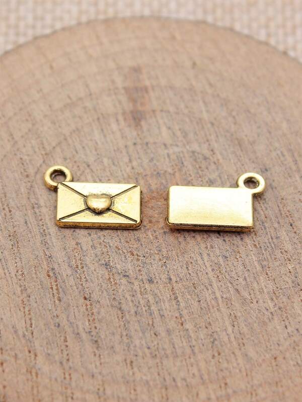 40 Stücke Antik-Gold Liebesbrief Charms für DIY Schmuckherstellung