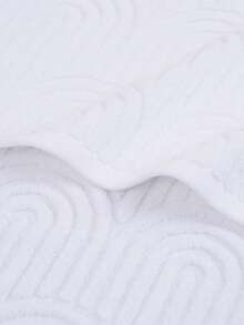 1pc Bath Towel / 2pcs (Bath Towel + Towel) Jacquard Design Large Bath Towels, Essential For Bathroom, Can Be Used As Towels Or Bath Towels, Available In Multiple Sizes, Convenient For Home, Travel, And Hosting Guests, Made Of Terry Cloth Material, Highly Absorbent, Soft Touch, Suitable For Bathroom, Swimming Pool, And More, Enjoy A Luxurious Experience, An Essential Home Item - White - View 9