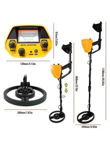 Adult Outdoor High Sensitivity MD5090 Metal Detector - Adjustable, Easy To Use, Suitable For Treasure Hunting And Archaeology, Detects Coins, Gold Coins, Silver Coins (Battery Not Included), Best Choice For Halloween Gift.