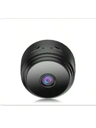 1pc Small Slimme Wireless WiFi Surveillance Camera. It Is Made Of ABS Material Supports Intelligent Loop Recording, High Definition Infrared Night Vision, Strong Magnetic Attraction, Has Relatively Long St by Time. view 8